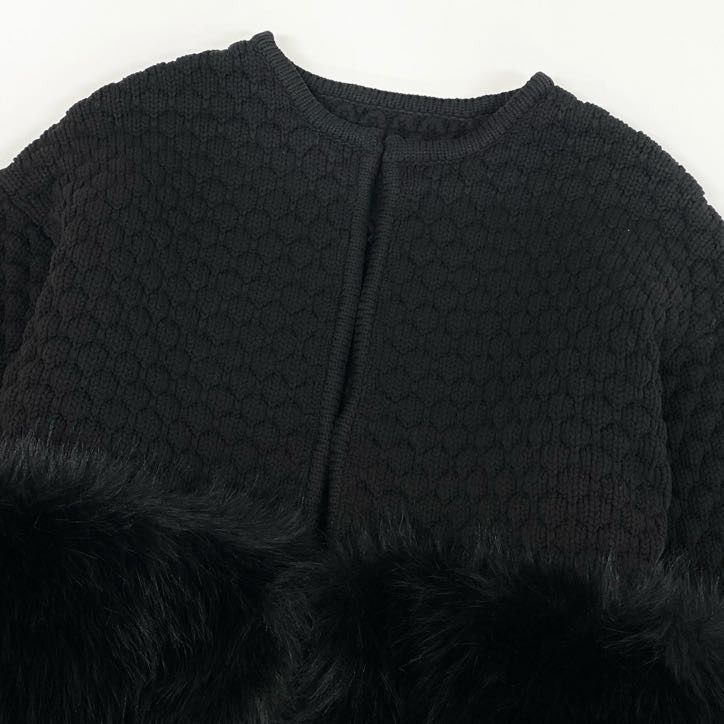 メゾンドドルチェ ファーニットカーディガン