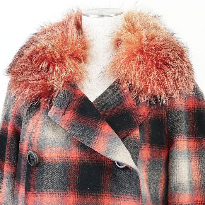 美品】RED VALENTINO レッド ヴァレンティノ P コート ロゴ