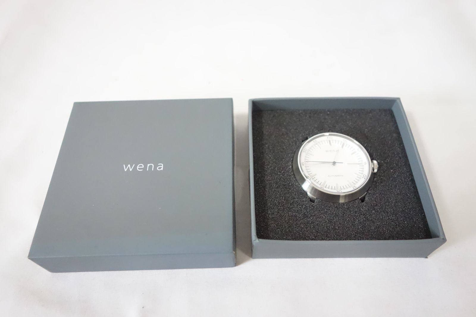 SONY ソニー ハイブリッドスマートウォッチ wena wrist -head- Three Hands Mechanical White Head WH-TM01|W