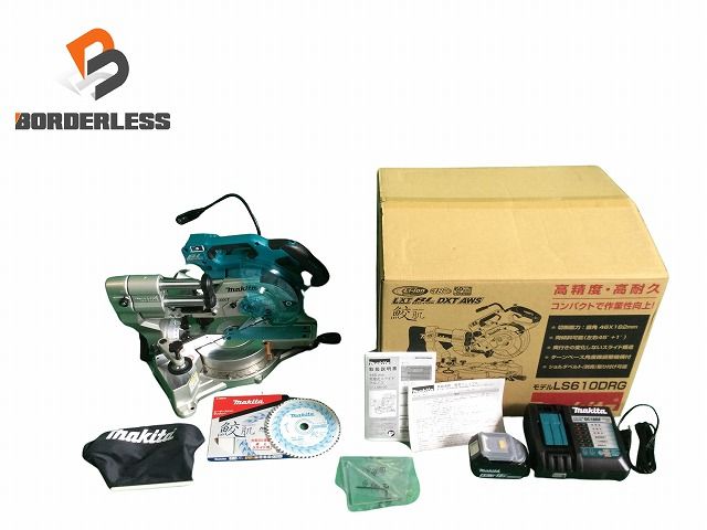 makita マキタ 18V 充電式スライドマルノコ LS610DRG バッテリー1個 18V 6.0Ah 充電器付き 108219