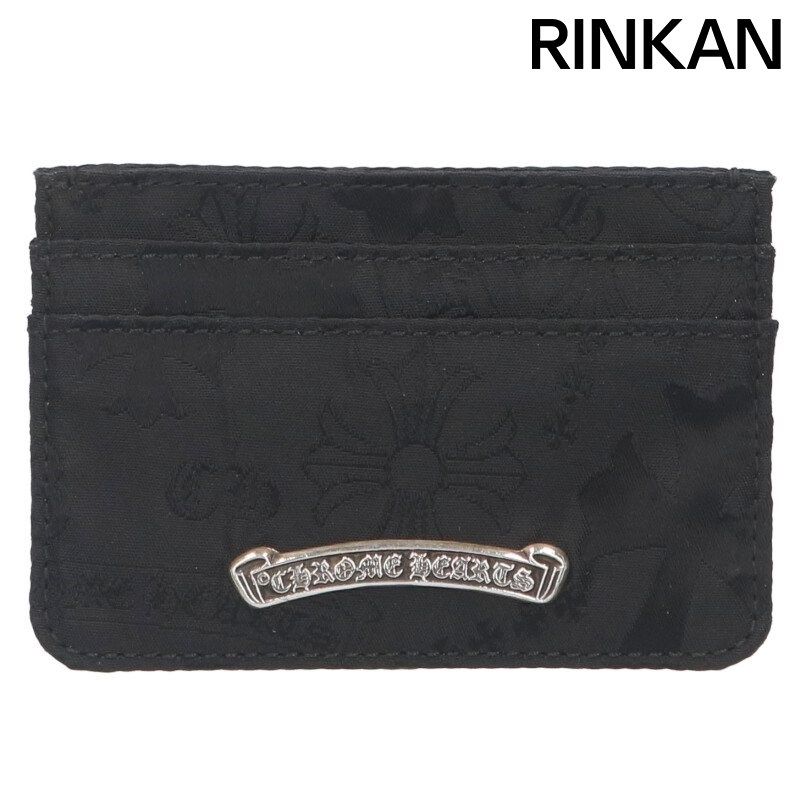 クロムハーツ DOUBLE SIDEダブルサイド 総柄ナイロンカードケース メンズ