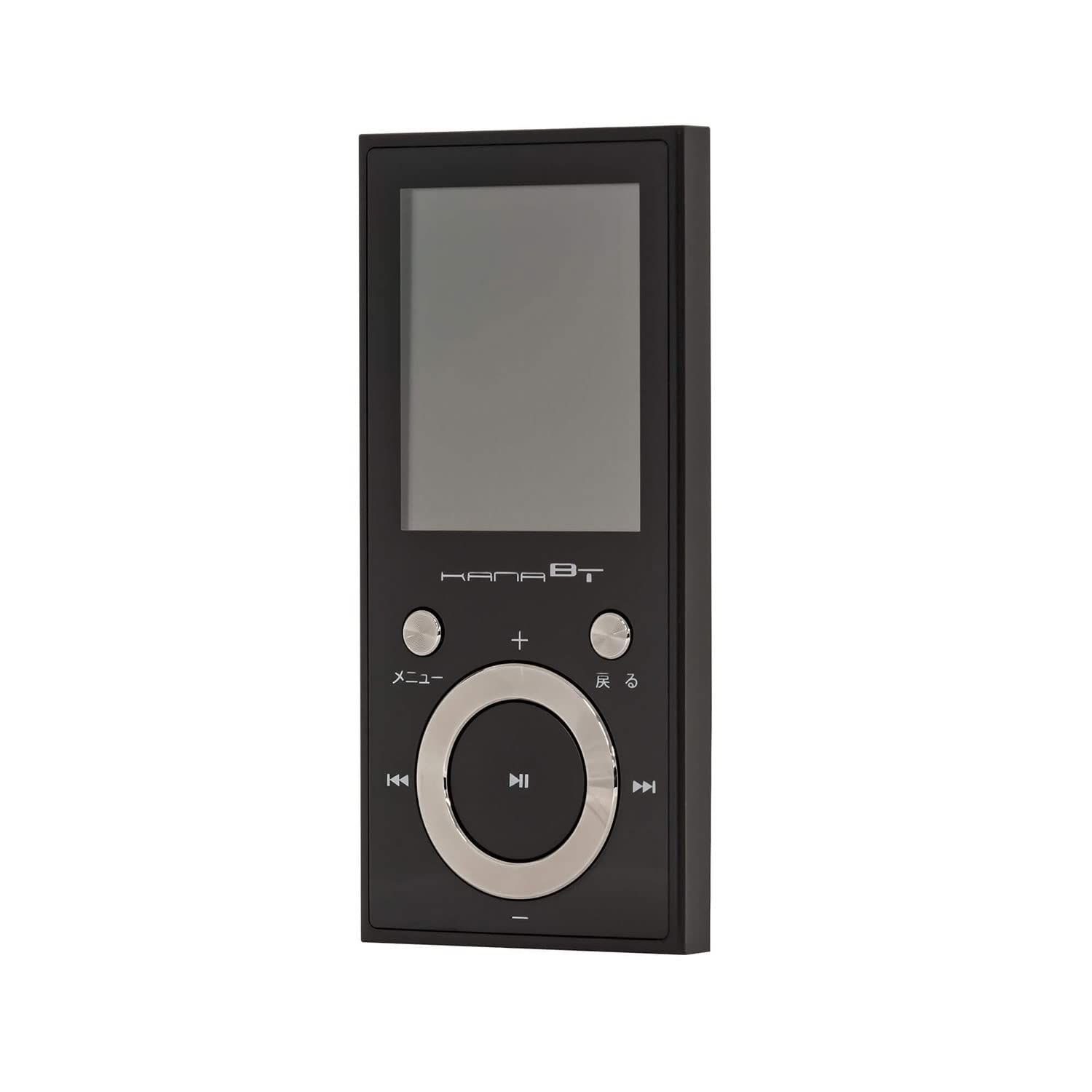 グリーンハウス MP3プレーヤー 16GB Bluetooth対応 FMラジオ ボイスレコーダー 録音 microSD対応 音楽 ブラック GH-KANABTS16-BK [ブラック]