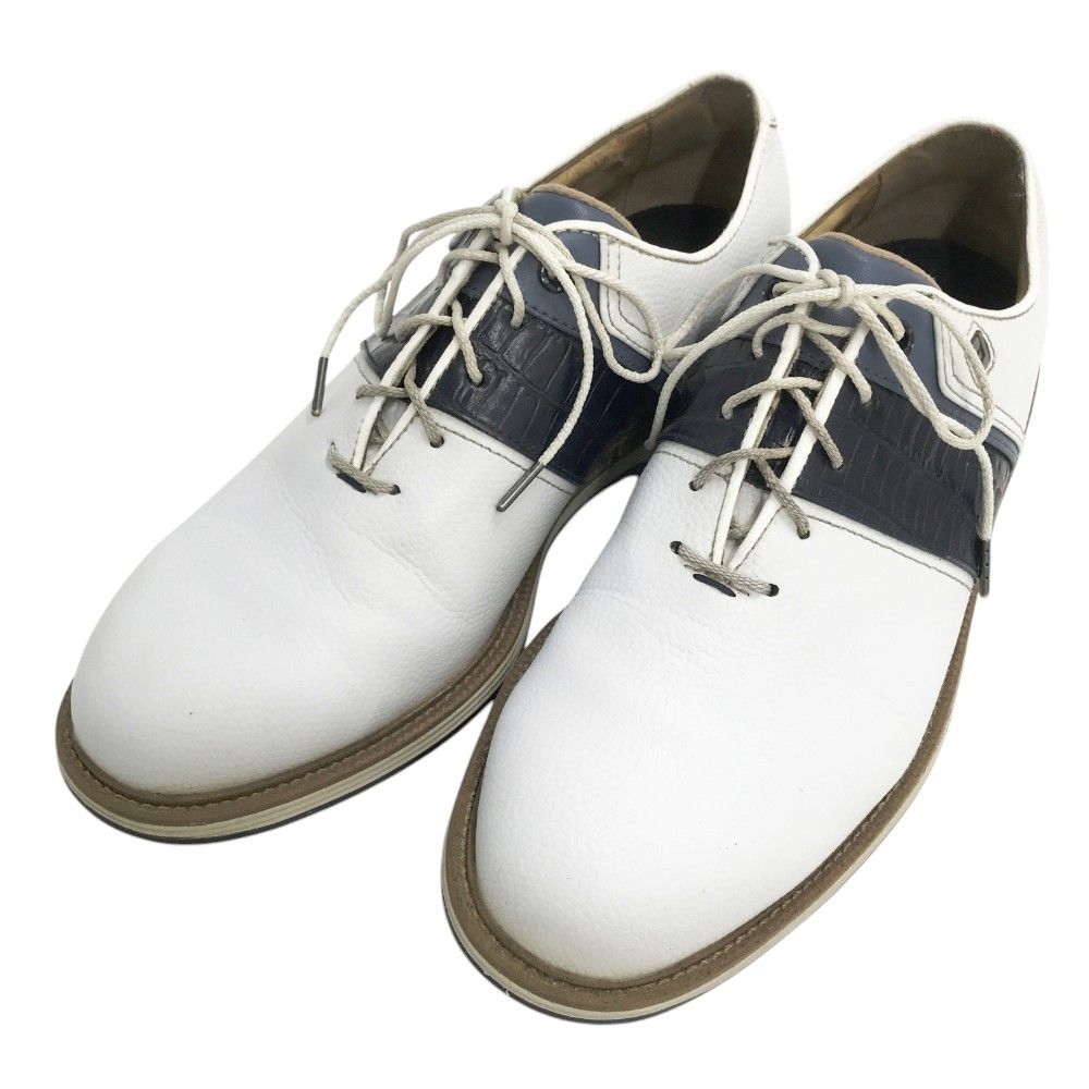 FOOT JOY フットジョイ 54301J DRYJOYS PREMIERE パッカード ゴルフシューズ  ホワイト系 26.0cm [240101380865] ゴルフウェア メンズ ストスト