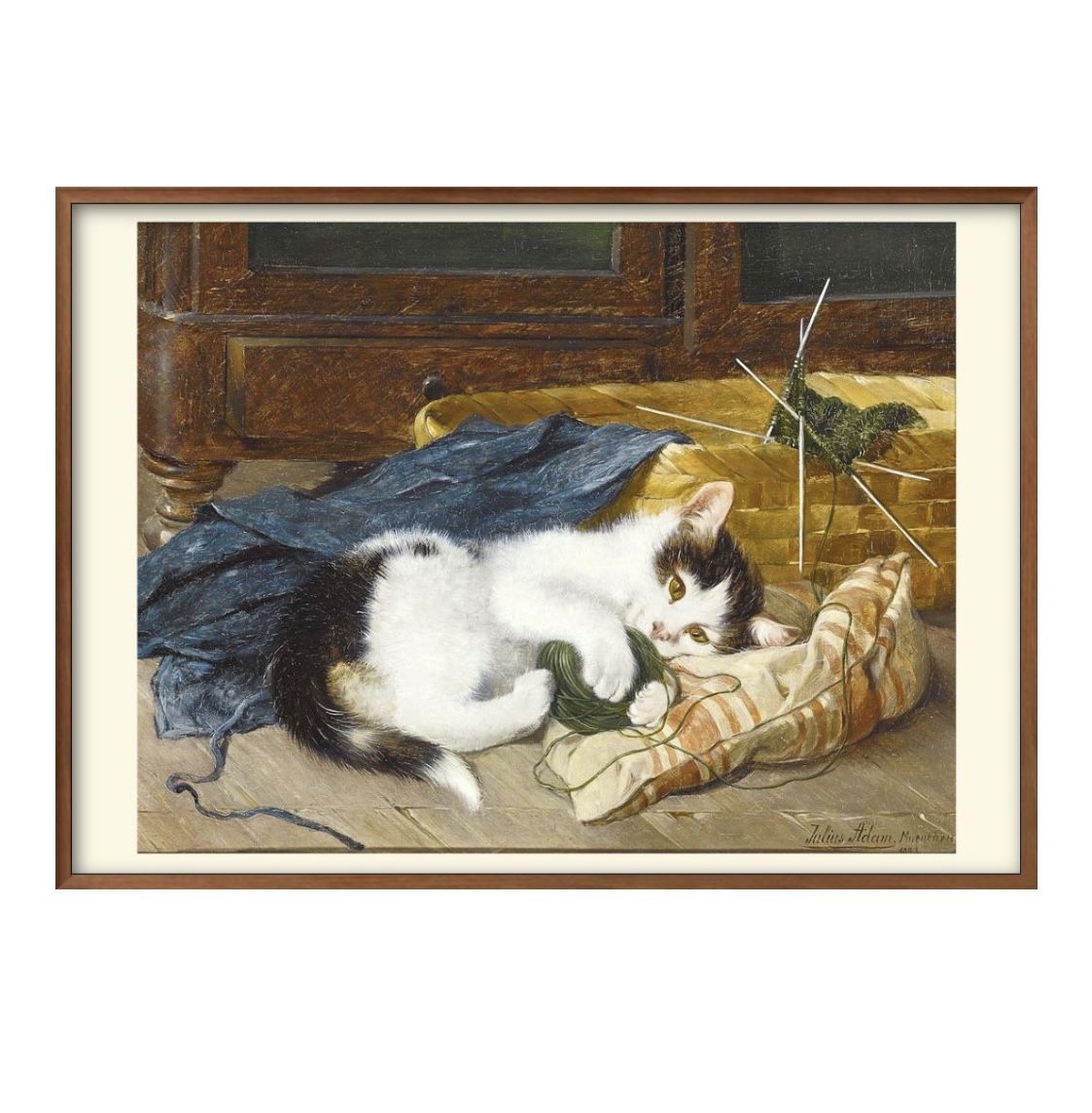 イラスト画「蝶に猫 3」[おちょぴ] | ART-Meter | Cat drawing, Cat