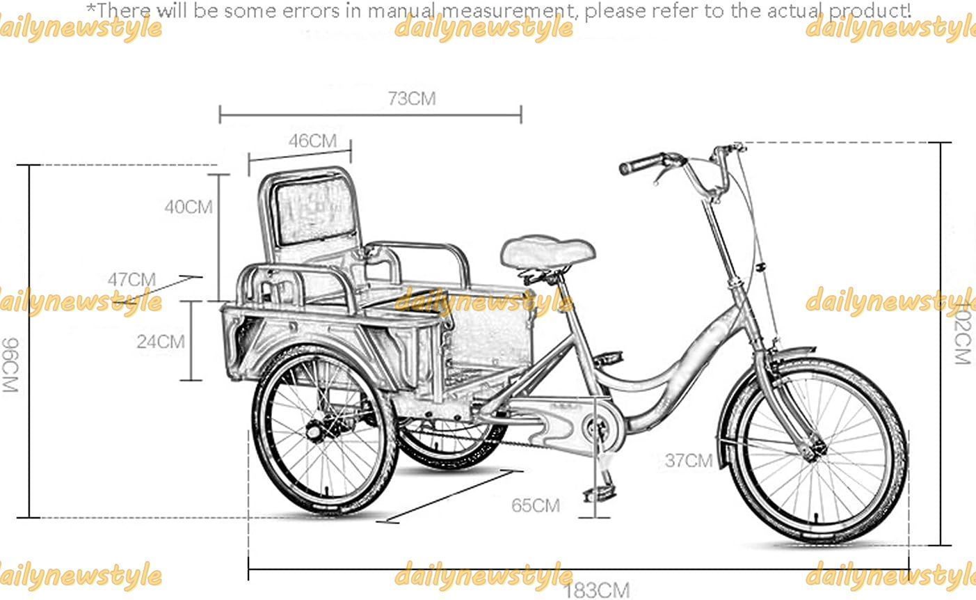 大人の三輪車 大人の三輪車20in成人自転車高炭素鋼フレーム3輪巡洋艦のバイク
