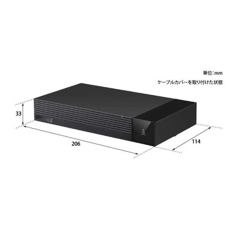 BUFFALO 外付けHDD USB-A接続 テレビ・レコーダー録画用(Chrome/Mac