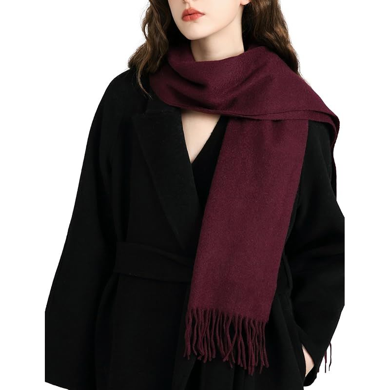 HERMES エルメス ドレバックルマフラー カシミヤ100% リバーシブル