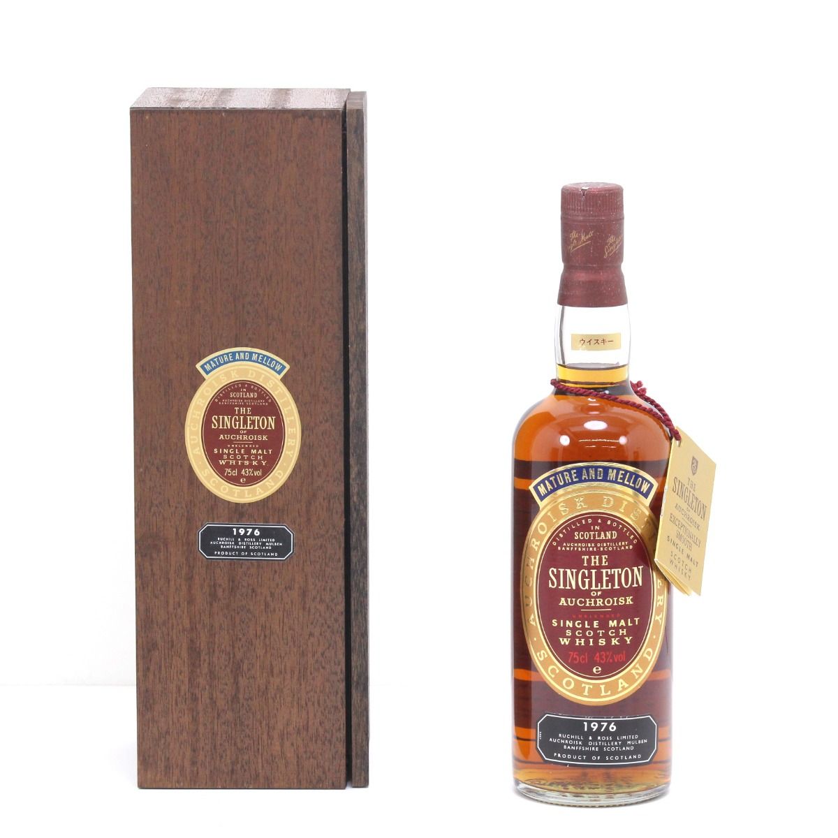 $$ THE SINGLETON シングルモルト スコッチウイスキー オスロスク 1976年 750ml 43度 木製ギフトBOX付 未開栓