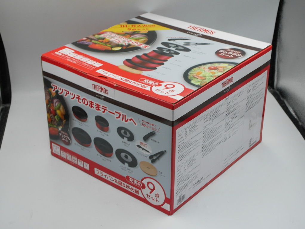 サーモス 取っ手のとれるフライパン9点セットAA IH対応