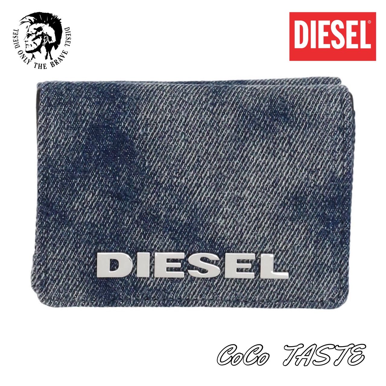 新品 DIESEL ディーゼル 3つ折り財布 ドット柄 | neumi.it