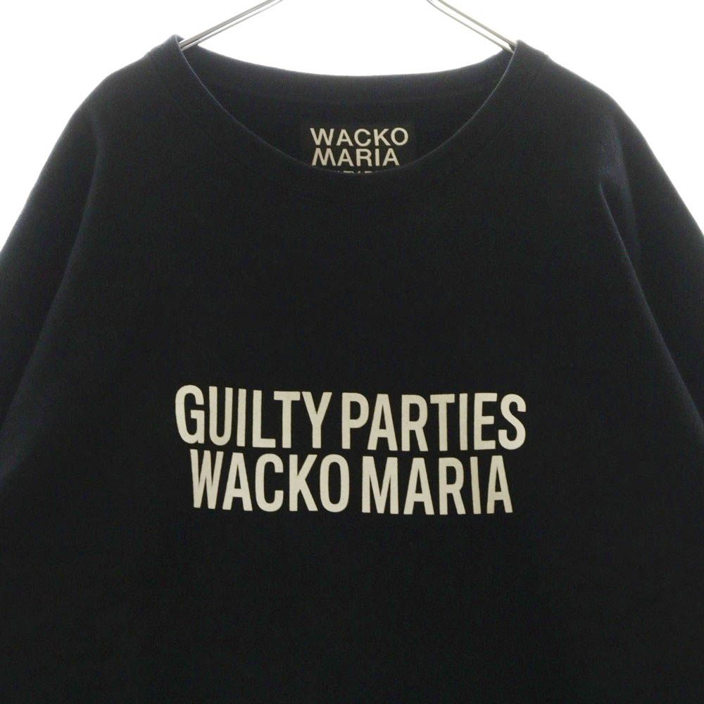 【新品未使用】WACKO MARIA ブラック トレーナー スゥエット WACKO MARIA/HIGH TIMES / HEAVY WEIGHT CREW NECK SWEAT SHIRT