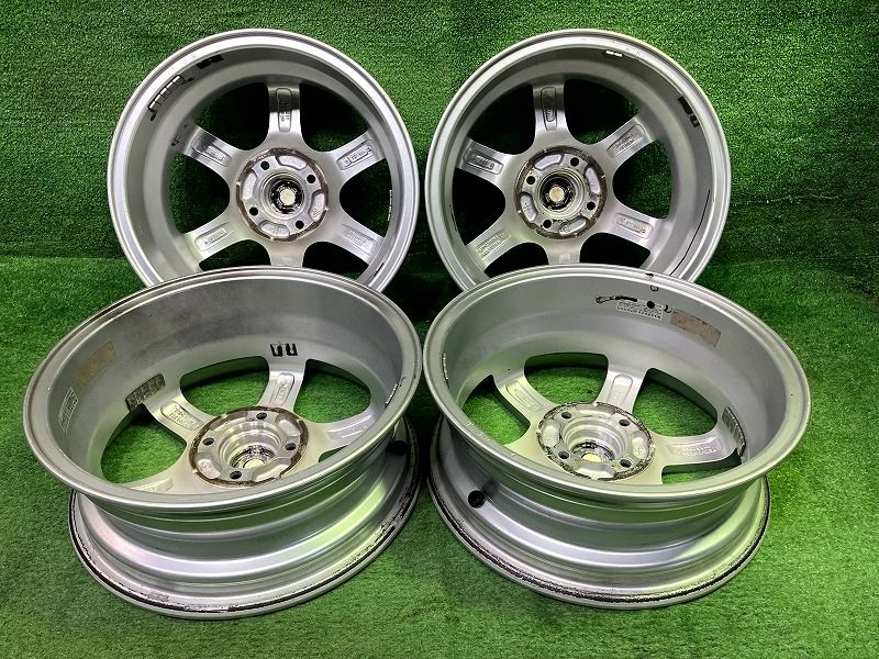 社外 FEID 15ｲﾝﾁ 5.5J 4穴 4本 100 +45 - メルカリ