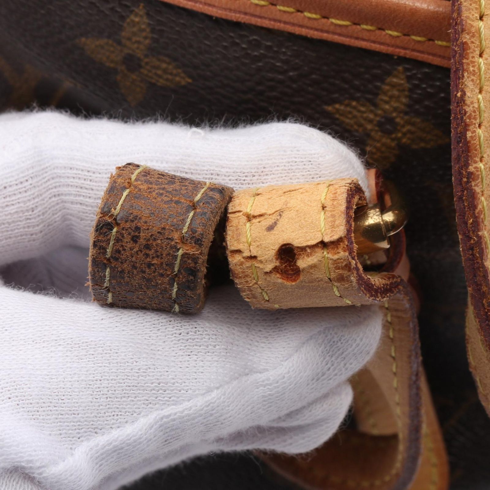 LOUIS VUITTON ルイ・ヴィトン バケットPM モノグラム ハンドバッグ 