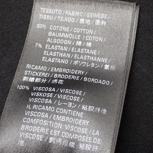 BALENCIAGA - BALENCIAGA(バレンシアガ) ロゴ ハイネック 長袖Tシャツ トップス 2020年 アパレル ファッション 衣類 ロンT M コットン エラスタン ブラック黒 ホワイト白 641566 レディース 40802145458【中古】【アラモード】 BALENCIAGA(バレンシアガ) ロゴ ハイネック 長袖Tシャツ