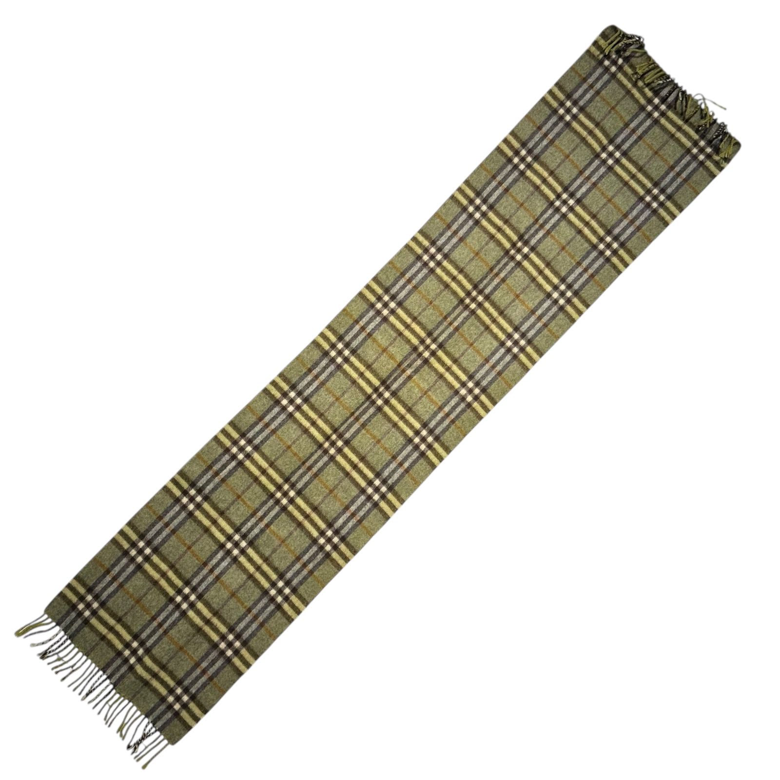 Burberry's(バーバリーズ) UK made 100% Cashmere Nova Check Scarf