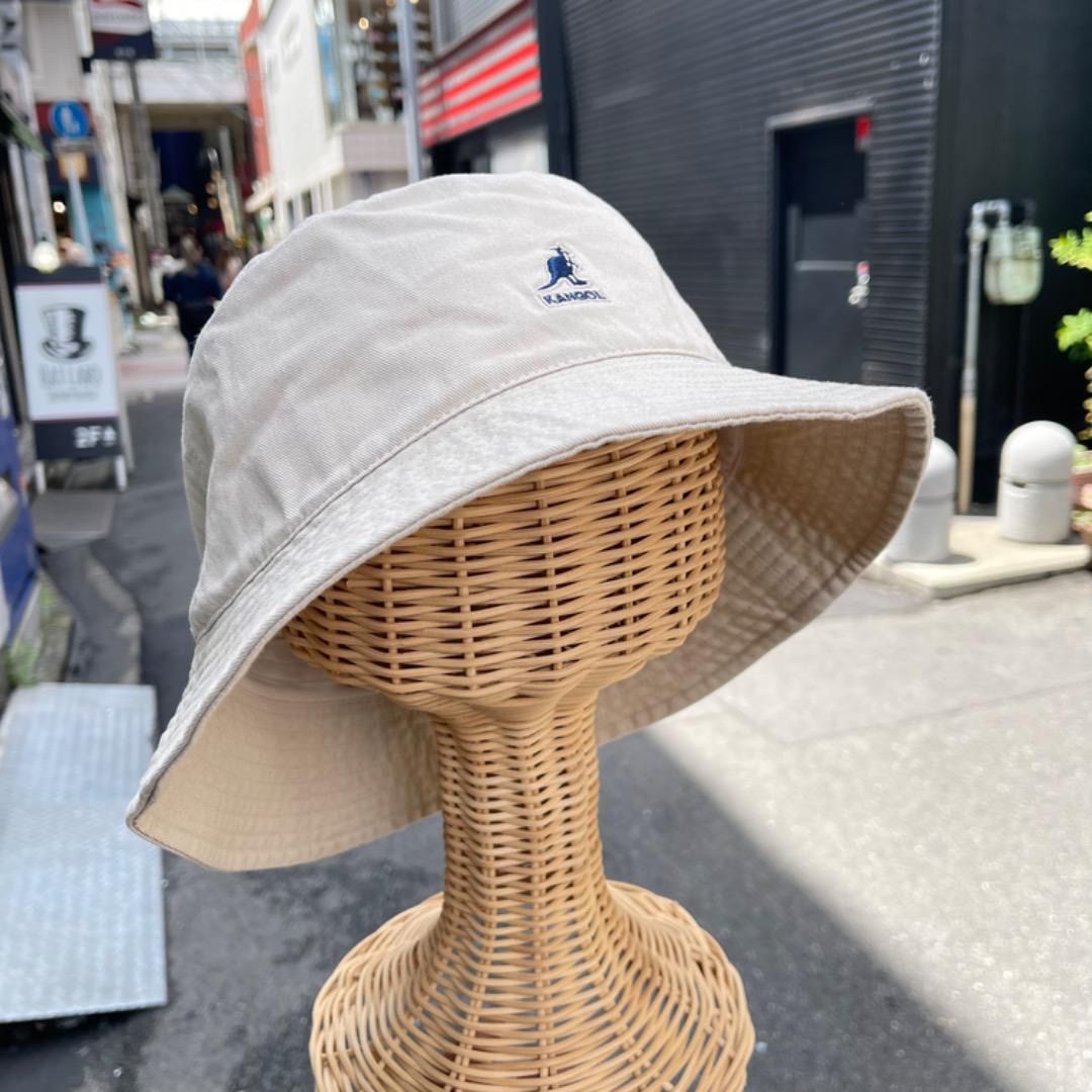 超KINGサイズ⭐️　KANGOL　バケットハット　ベージュ　XXLサイズ SALE‼️超KINGサイズ⭐️ KANGOL バケットハット コットン素材