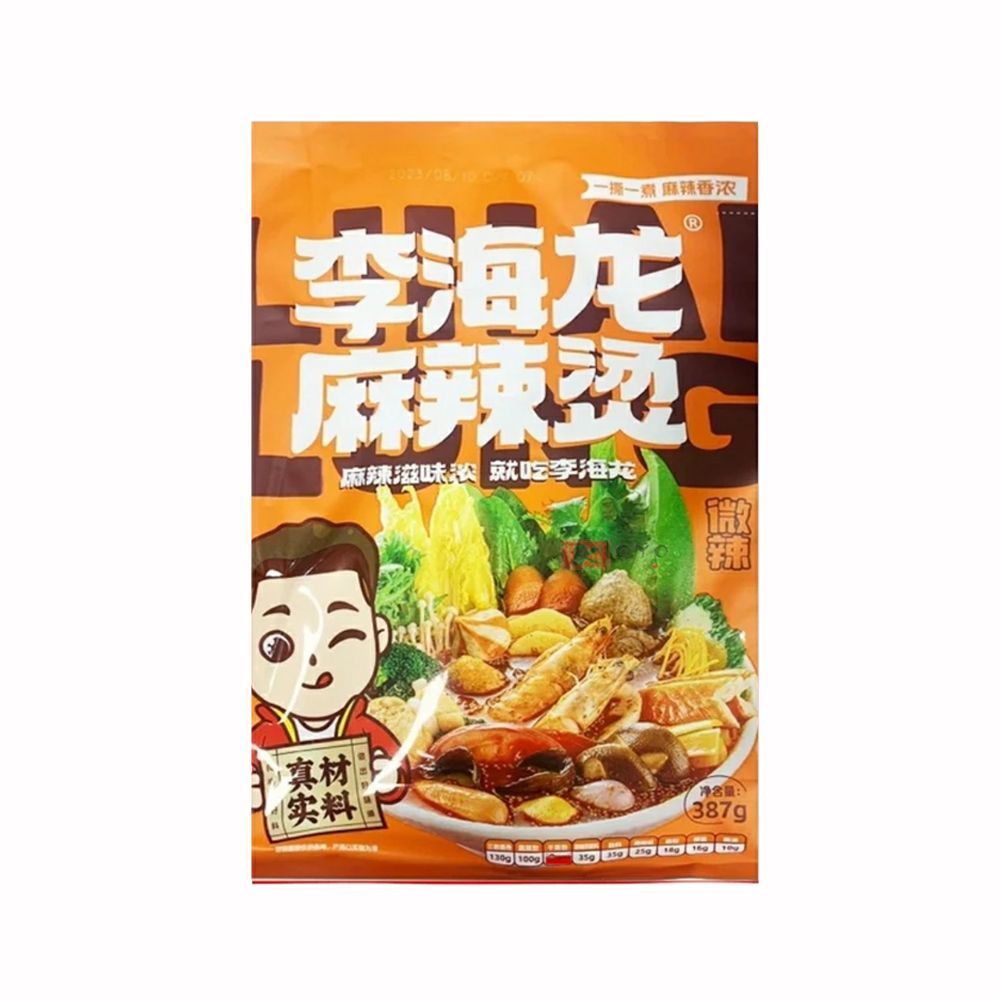 李海龍麻辣湯（微辣）387g【1点】麻辣湯 はめよ 麻辣拌面 酸辣湯麺 