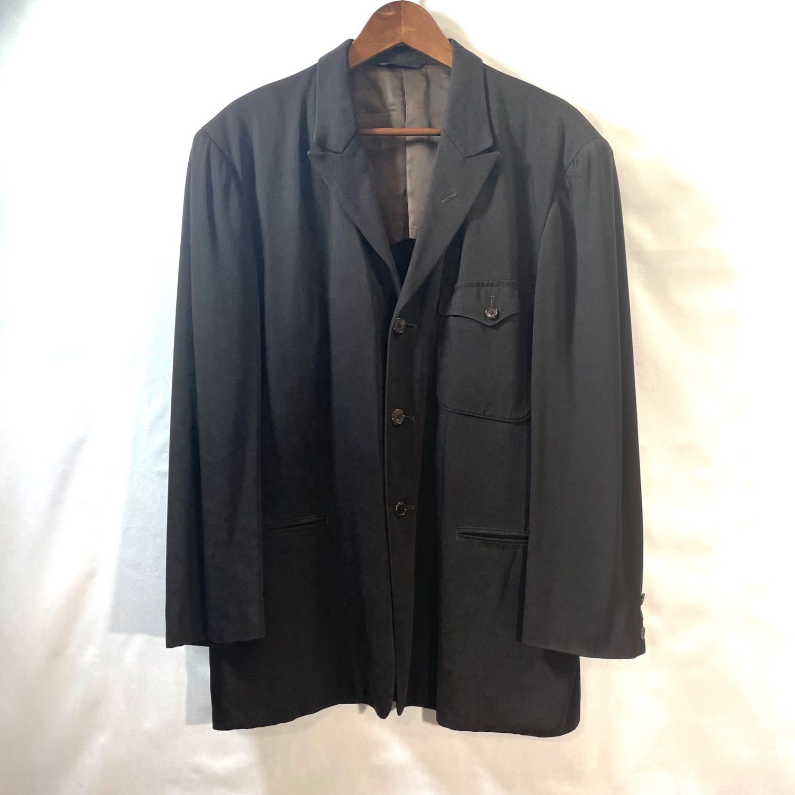67】90〜00's Y's for men Rayon Jacket Yohji Yamamoto ワイズ