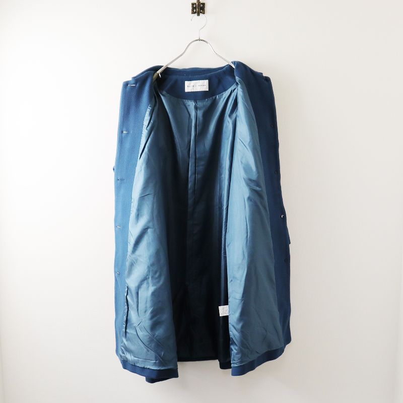 ビュルデサボン bulle de savon ウール ステンカラーコート F