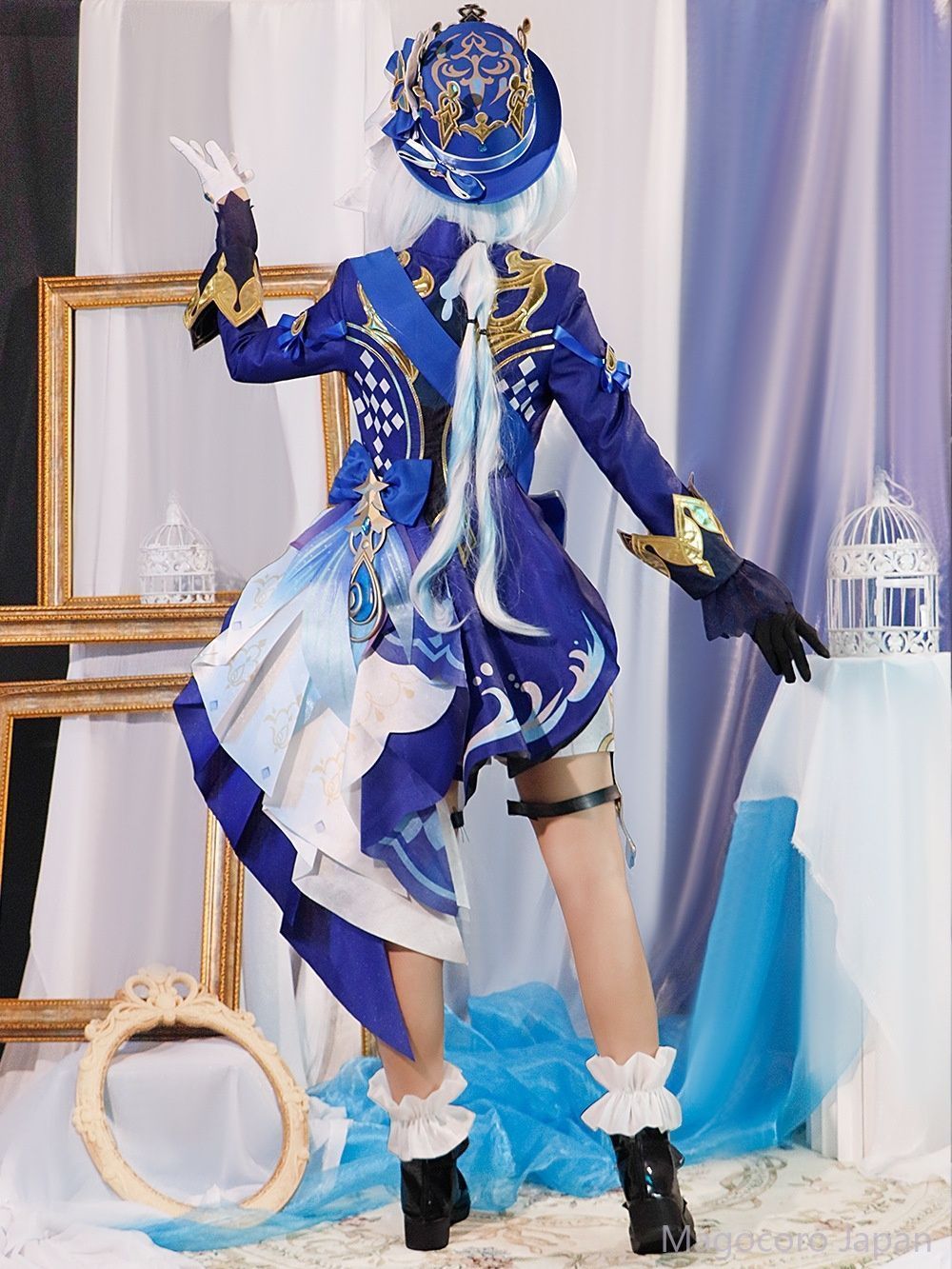 コスプレ衣装原神フリーナアニメ女性用フォンテーヌコスプレ二次元コスチュームフルセット水の神