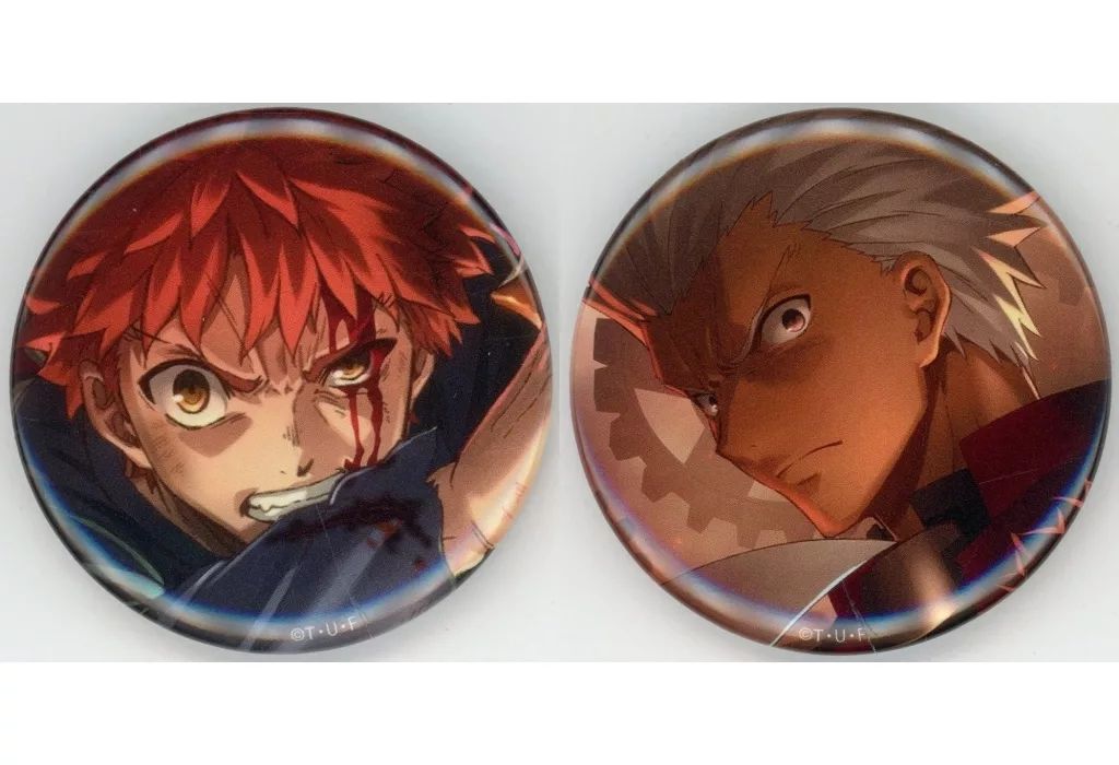 Fate/stay night UBW 10周年記念くじ 缶バッジ セット アニメ「Fate/UBW」10周年グッズ＆くじが登場！描き下ろしの