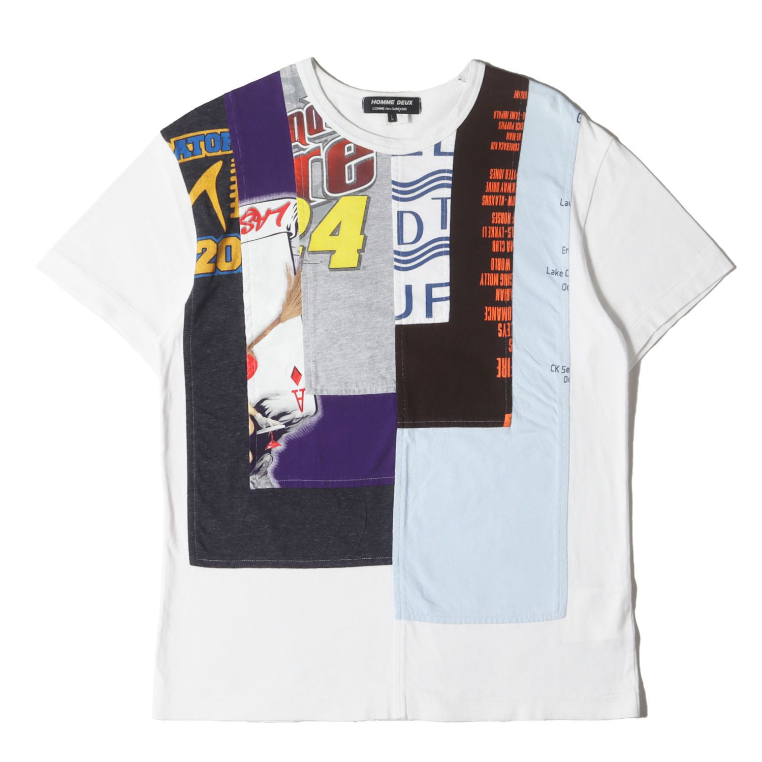 コムデギャルソン　HOMME DEUX 白シャツ　Lサイズ コムデギャルソン オムドゥCOMME des GARCONS HOMME DEUX コットン