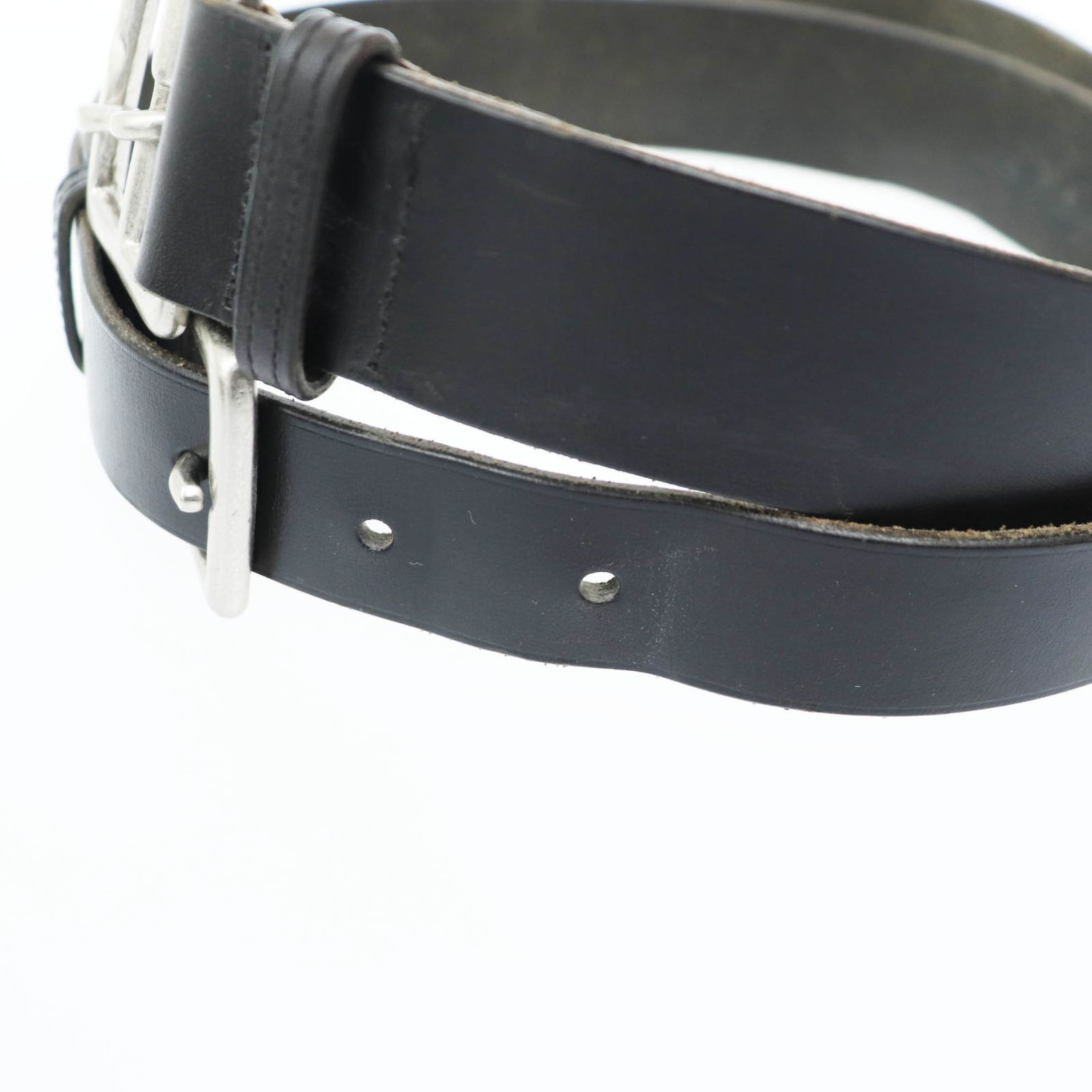 ナイスネス NICENESS 21AW DIZZY COW LEATHER BELT ディズィー