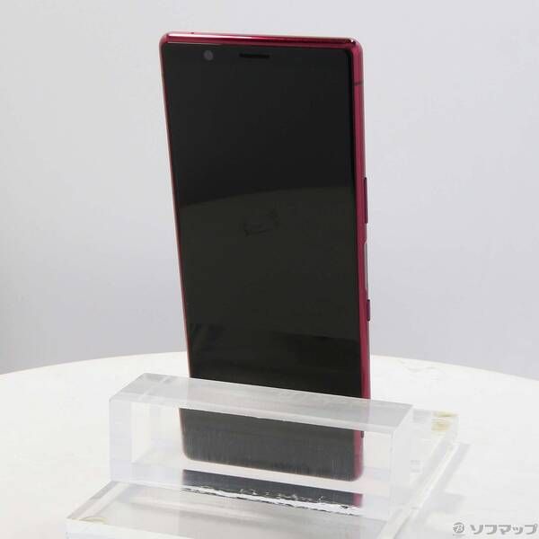 品〕 Xperia 5 128GB レッド J9260 注文 SIMフリー【297】 SIMフリー