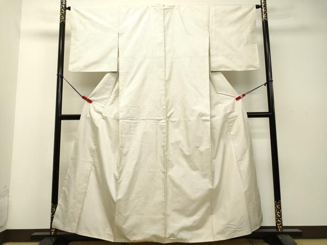 平和屋着物○本場大島紬 道中着セット 白大島 7マルキ 正絹 逸品