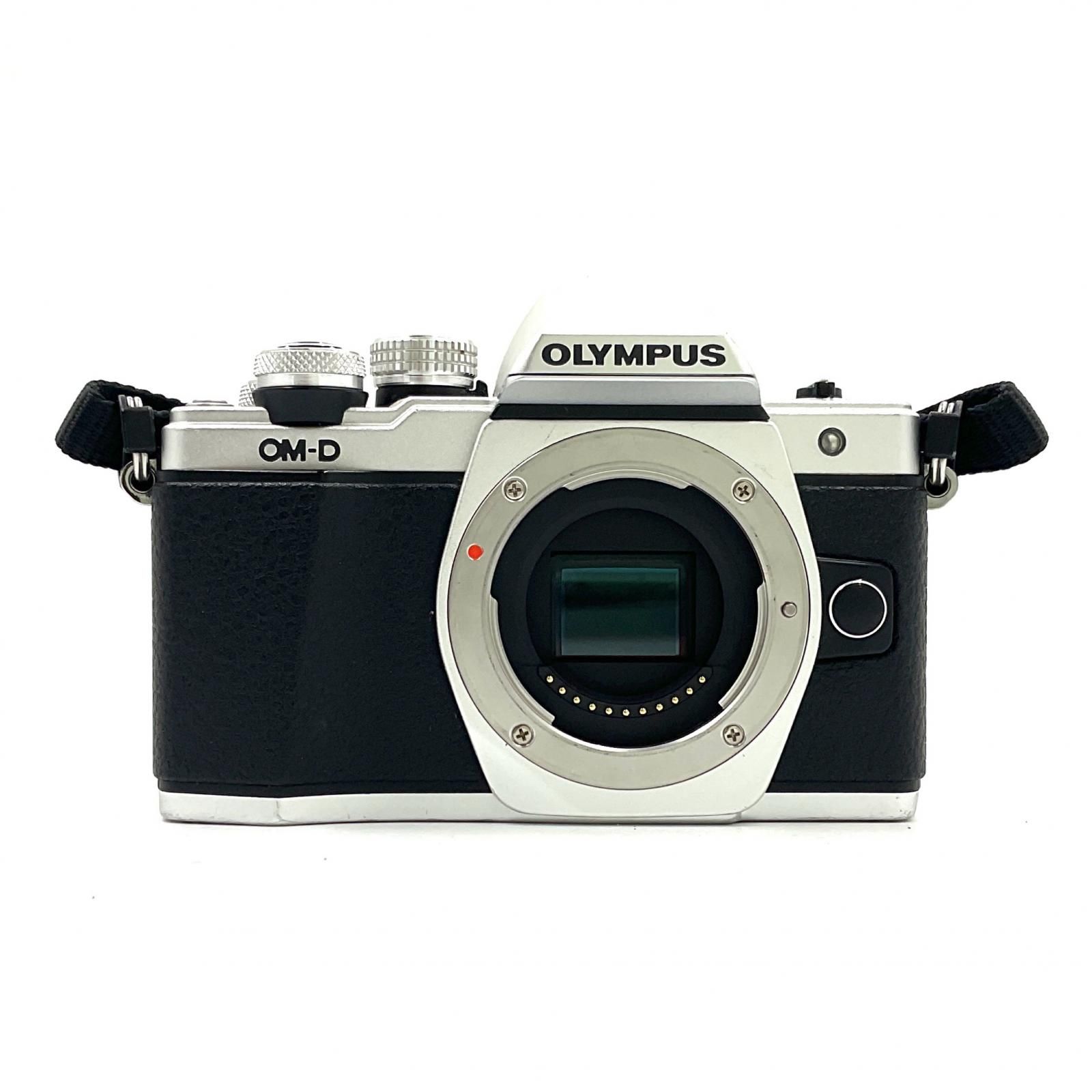全額返金保証 最速発送 OLYMPUS デジタル一眼 OM-D E-M10 Mark II ボディ シルバー 動作 済 シャッター13572回