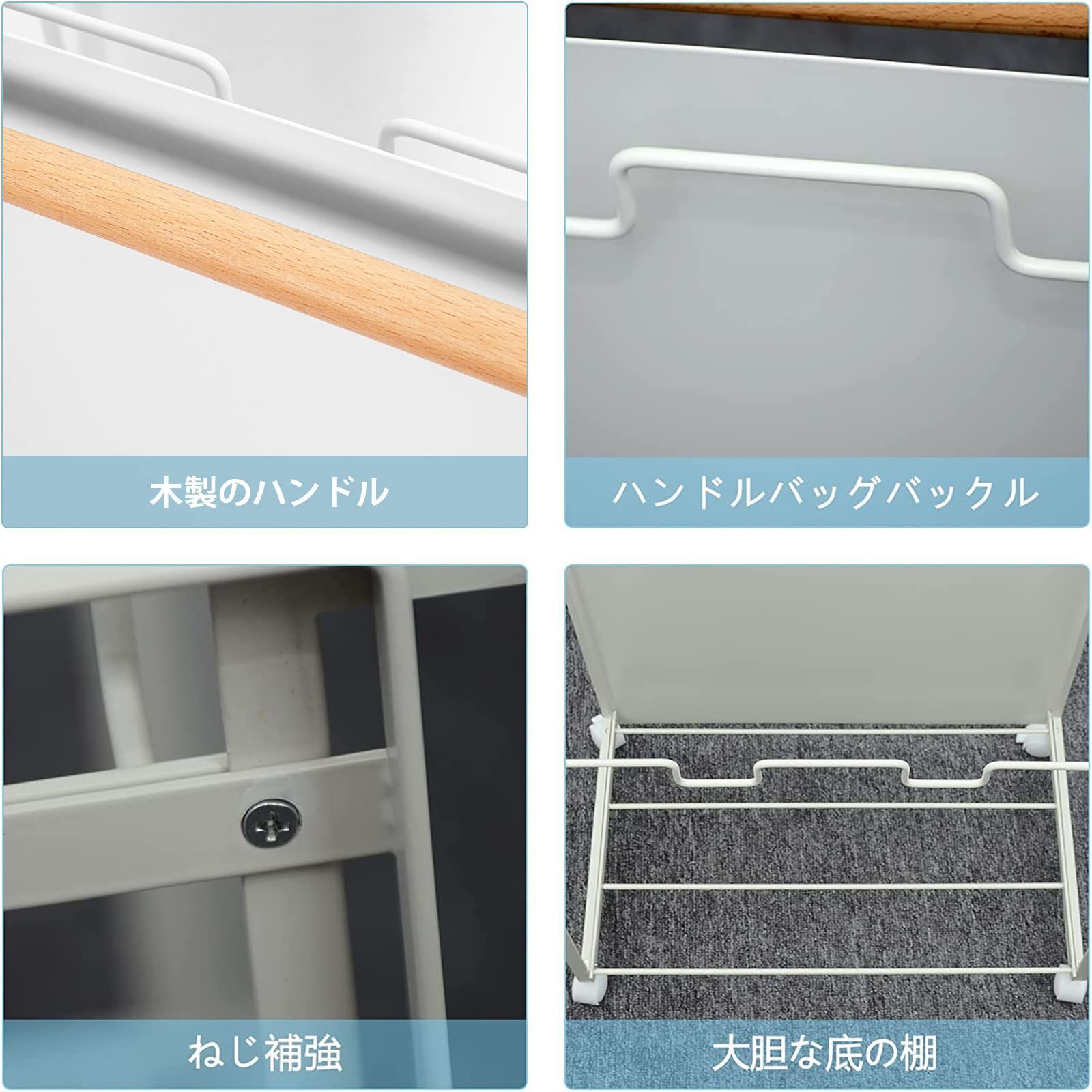 在庫処分 目隠し付 タワー 3分別 ゴミ箱 収納 フタなしゴミ箱 キャスター付 組立かんたん バッフル付き Rxakudedo ダストワゴン ダストワゴン SKLAD-KIRPICHA_RU