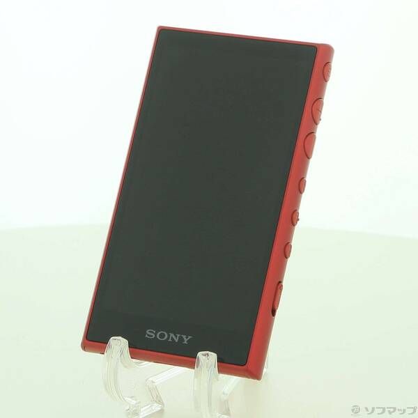 〔 品〕 WALKMAN A100シリーズ メモリ64GB microSD レッド NW-A107 349