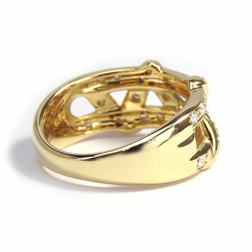 タサキ 指輪 リング サイズ約11.5号 K18YG イエローゴールド 約6.6g ダイヤモンド 0.26ct 小物 アクセサリー ジュエリー レディース 女性 TASAKI Accessories ring gold diamond
