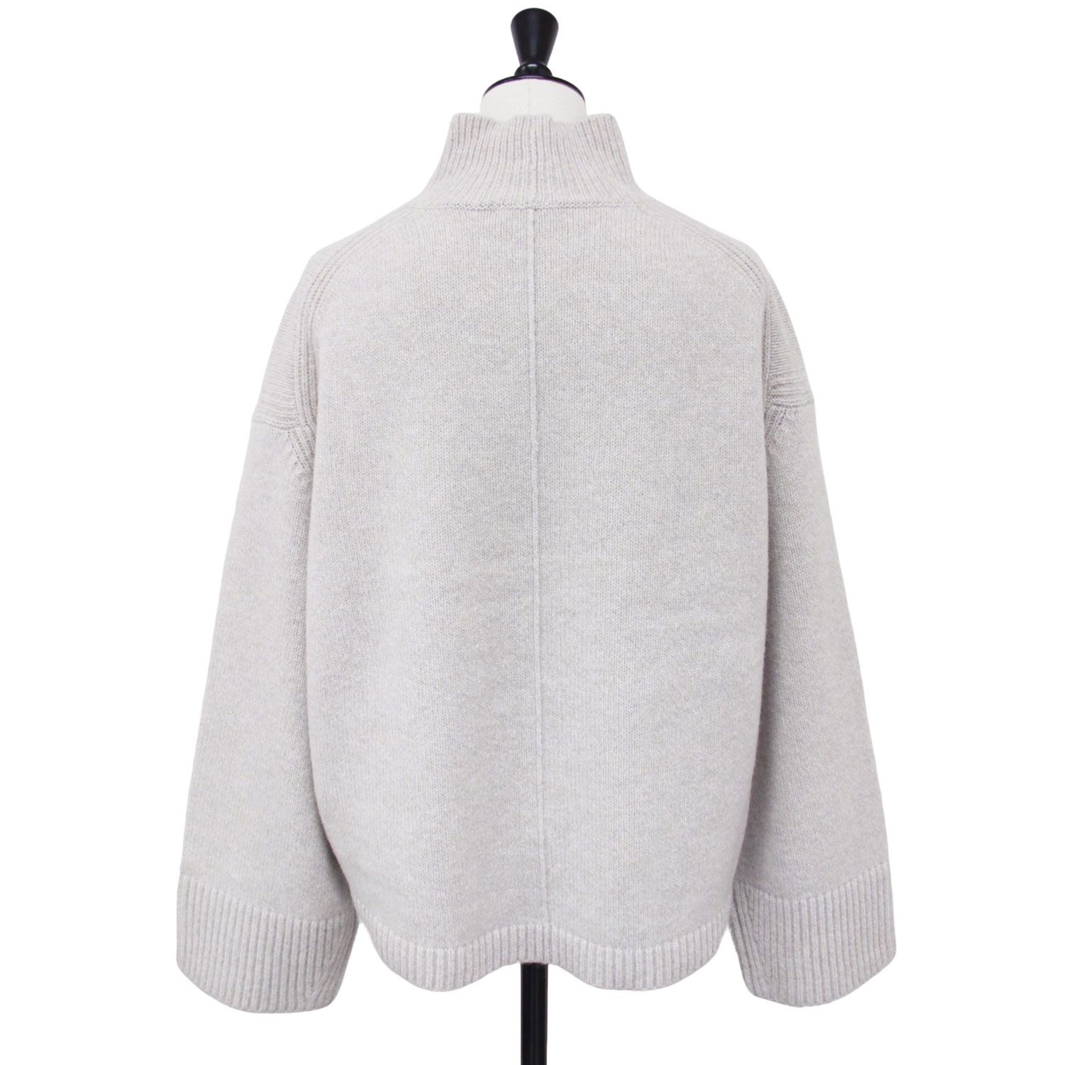 美品】theory luxe セオリーリュクス ニット グレージュ サイズ:38(M 