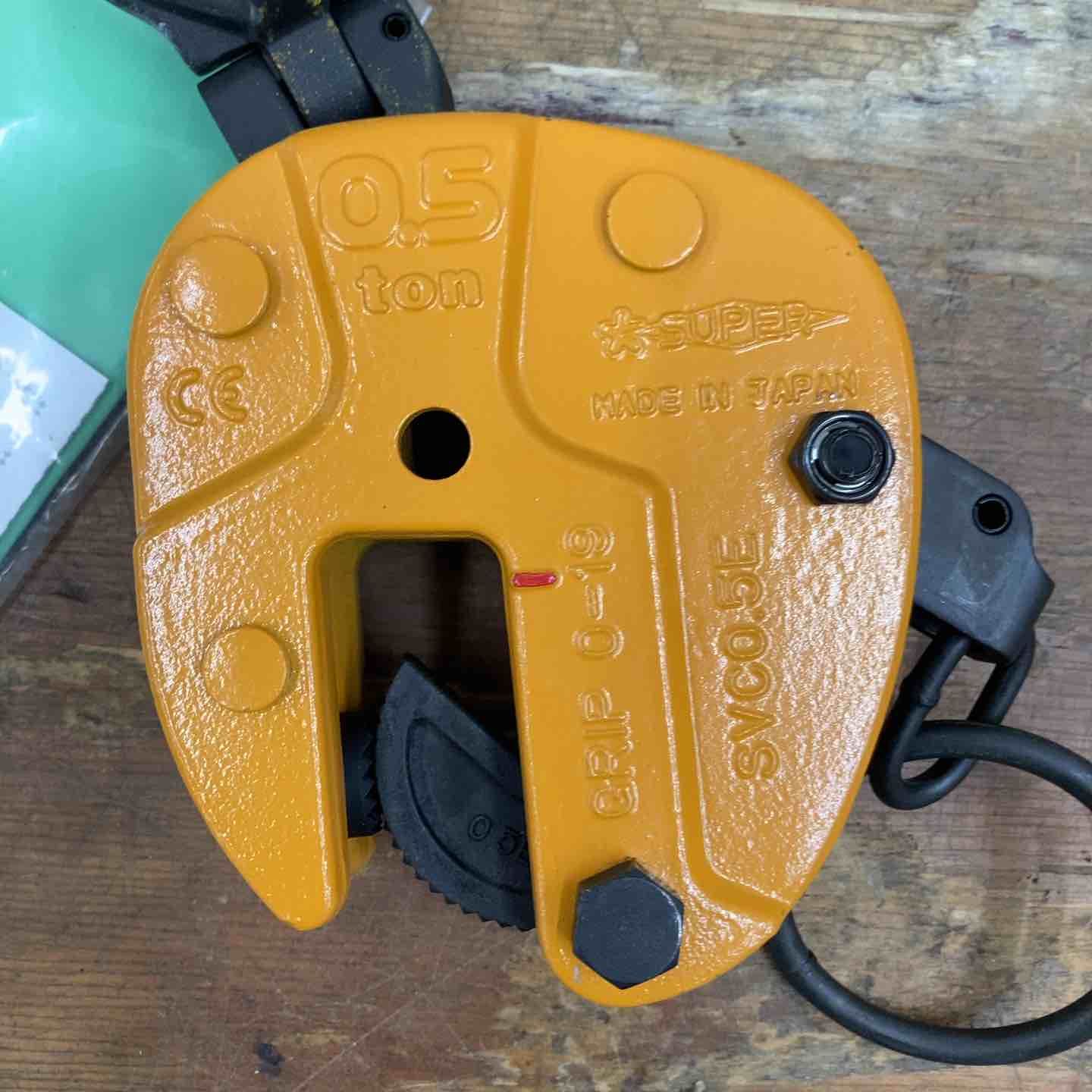 質】☆美品☆スーパーツール 立吊クランプ SVC0.5E ロックハンドル式 