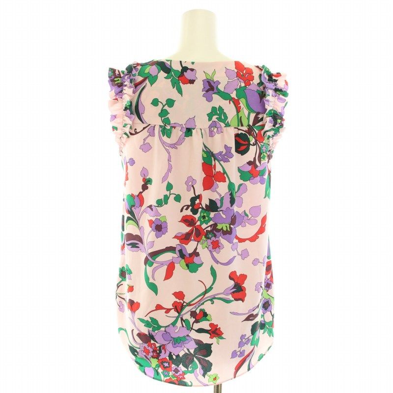 ケイトスペード KATE SPADE ブラウス カットソー Vネック ノースリーブ  