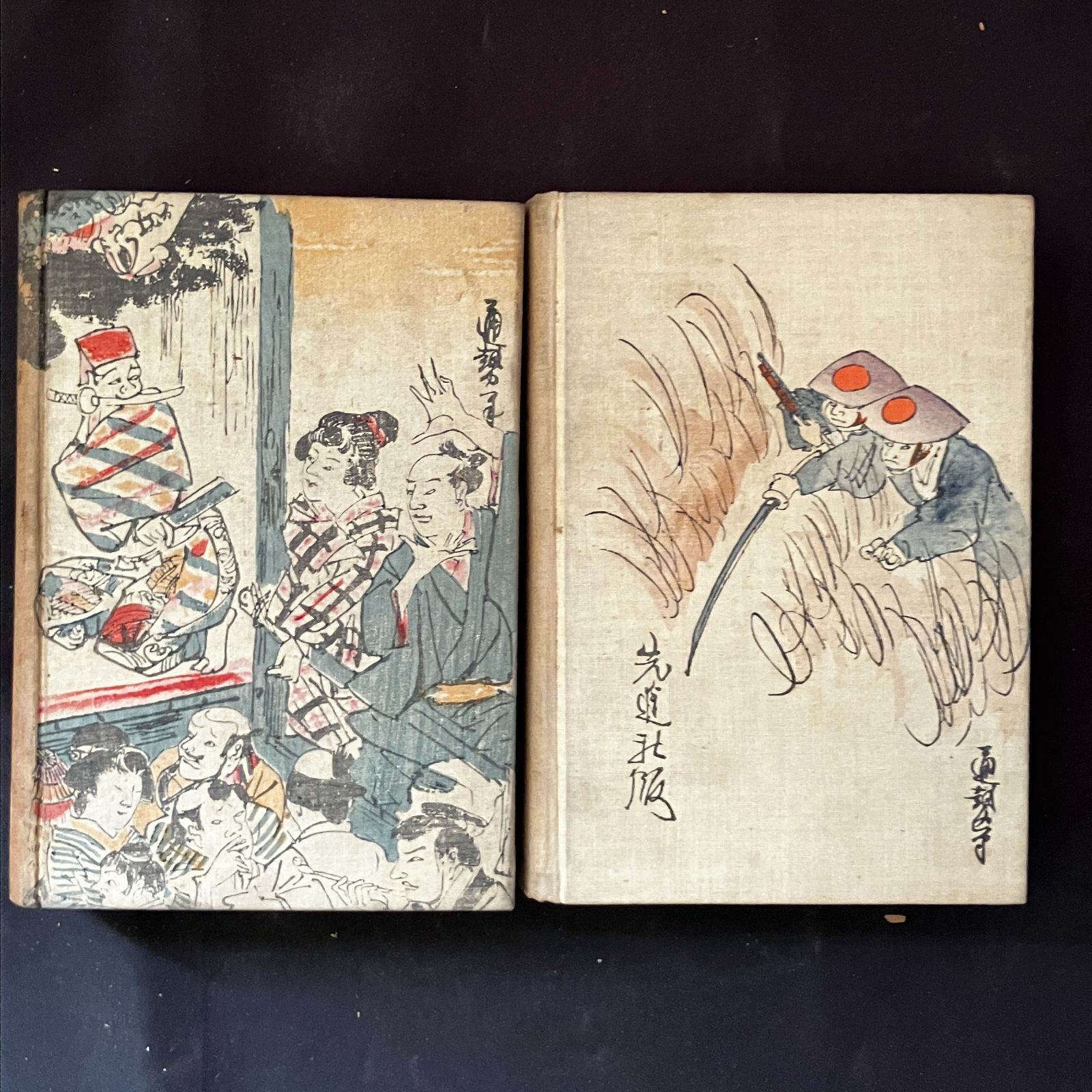 吉川英治　戦前　昭和四年　初版　【 貝殻一平　上下巻 】　装幀：河野通勢　先進社 吉川英治 戦前 昭和四年 初版 【 貝殻一平 上下巻 】 装幀：河野