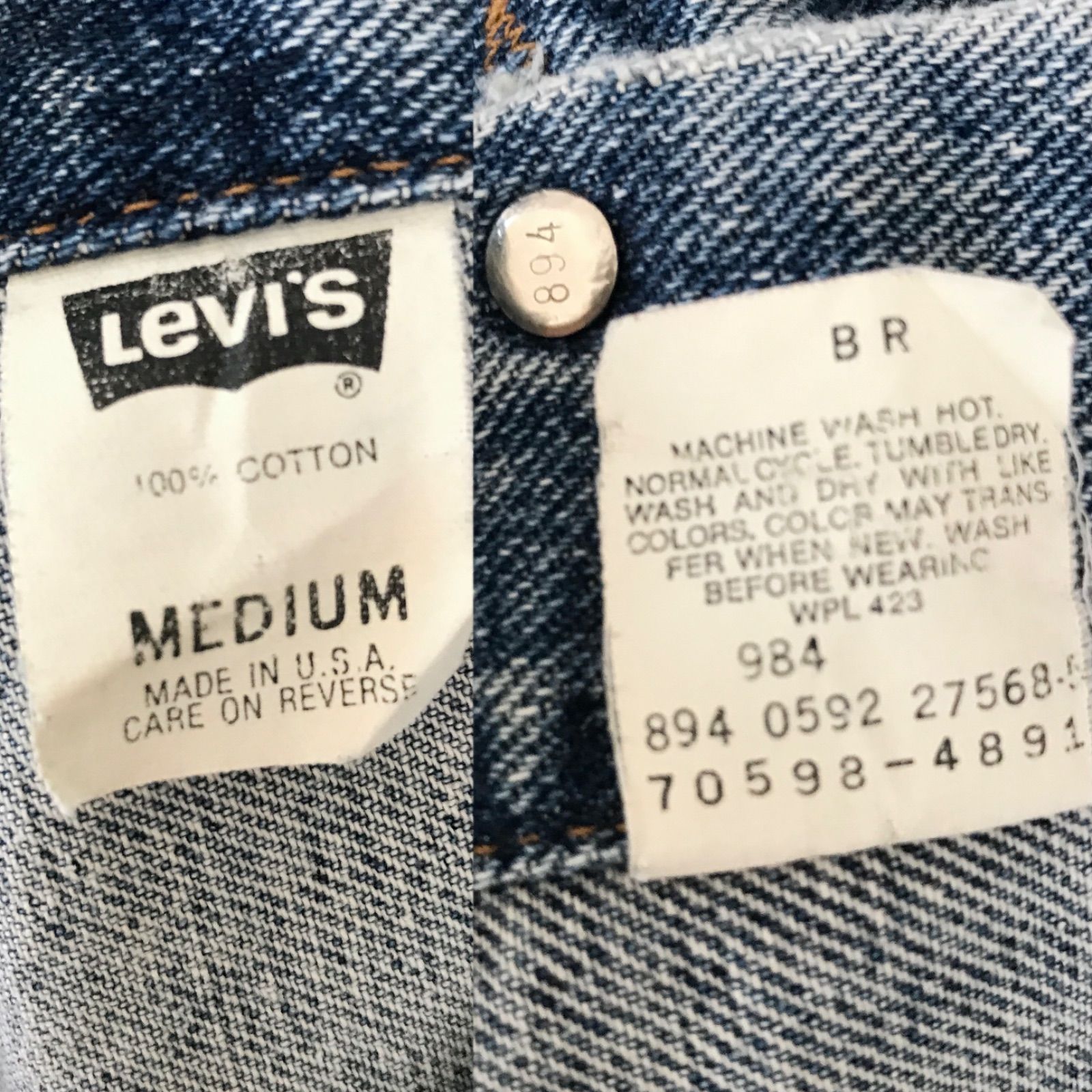 Levi's USA製 70598 4891 1992年製 デカパッチ ワイド - www