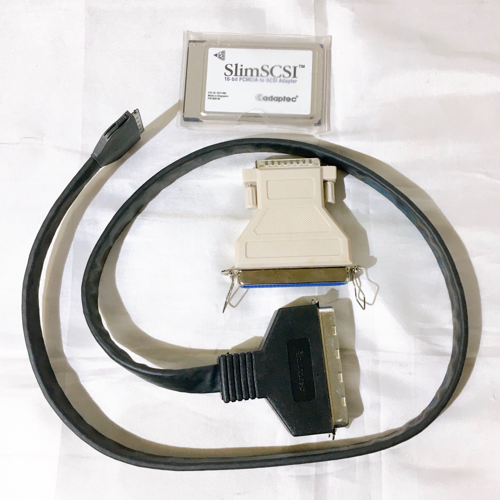 Câble Adaptateur Adaptec SlimSCSI 1460 Pour Carte PCMCIA - Bon état