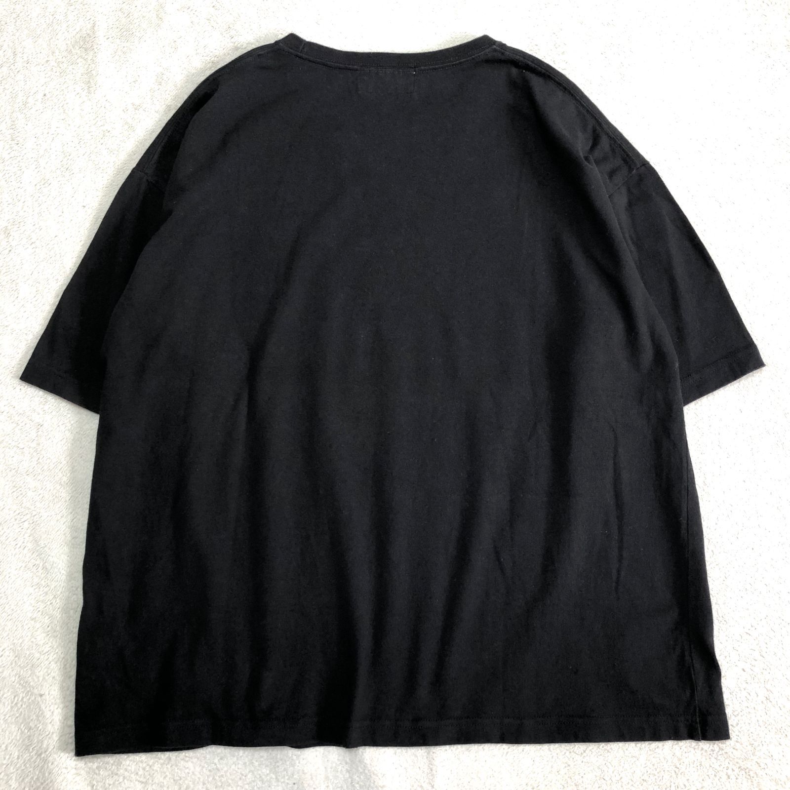 BUDSPOOL/バッズプール、アフロディーテギャング、ロゴ刺繍、ブラック、L 日本製 舐達麻 アフロディーテギャング 刺繍ロゴ Tシャツ