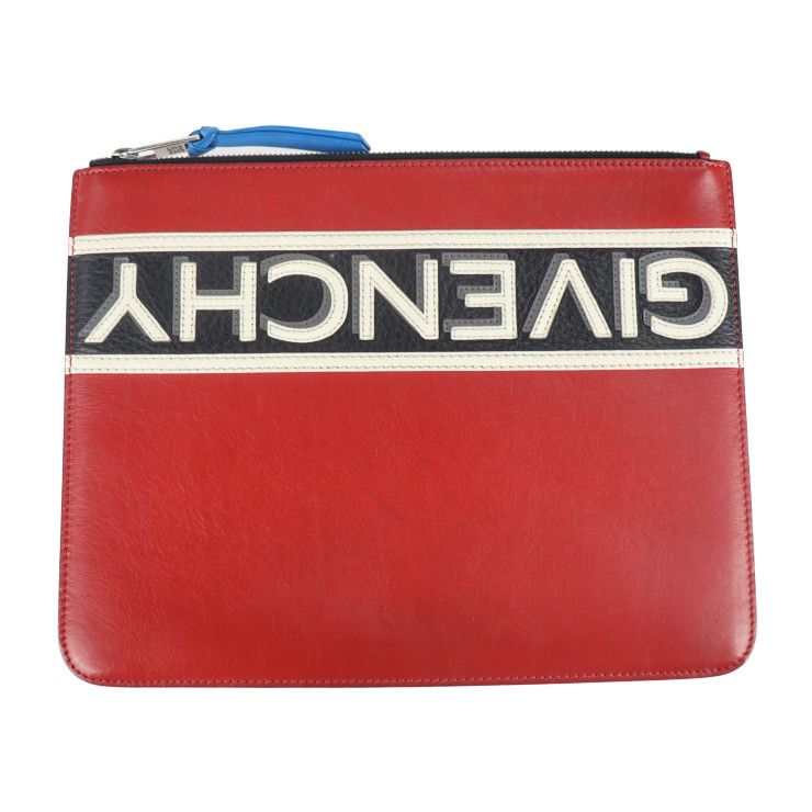 レア極美品 OLD GUCCI クラッチバッグ ロゴ金具 レザー 焦茶 男女兼用