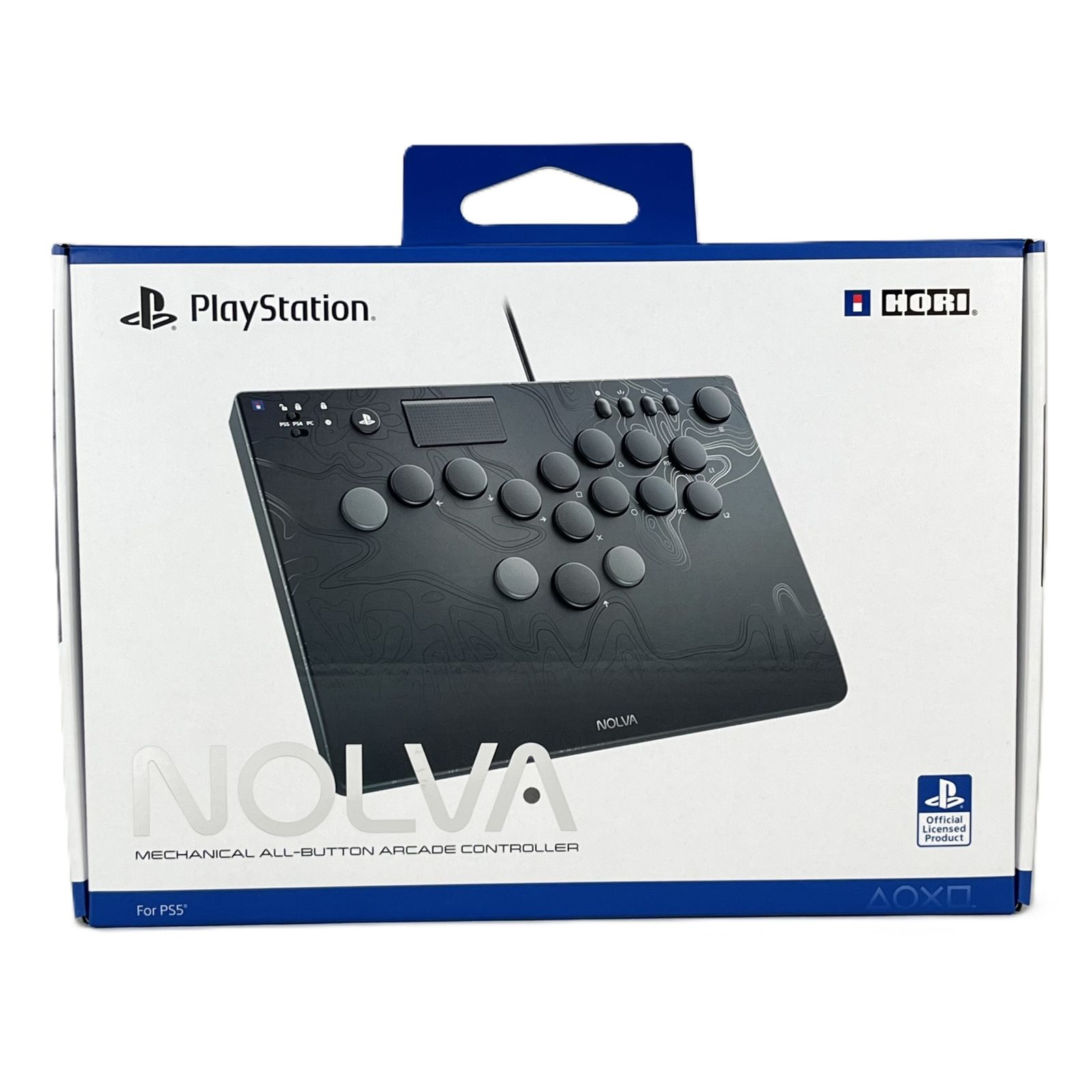 アーケードコントローラー NOLVA Mechanical All-Button ArcadeController for PS5 Win 品 レバーレス