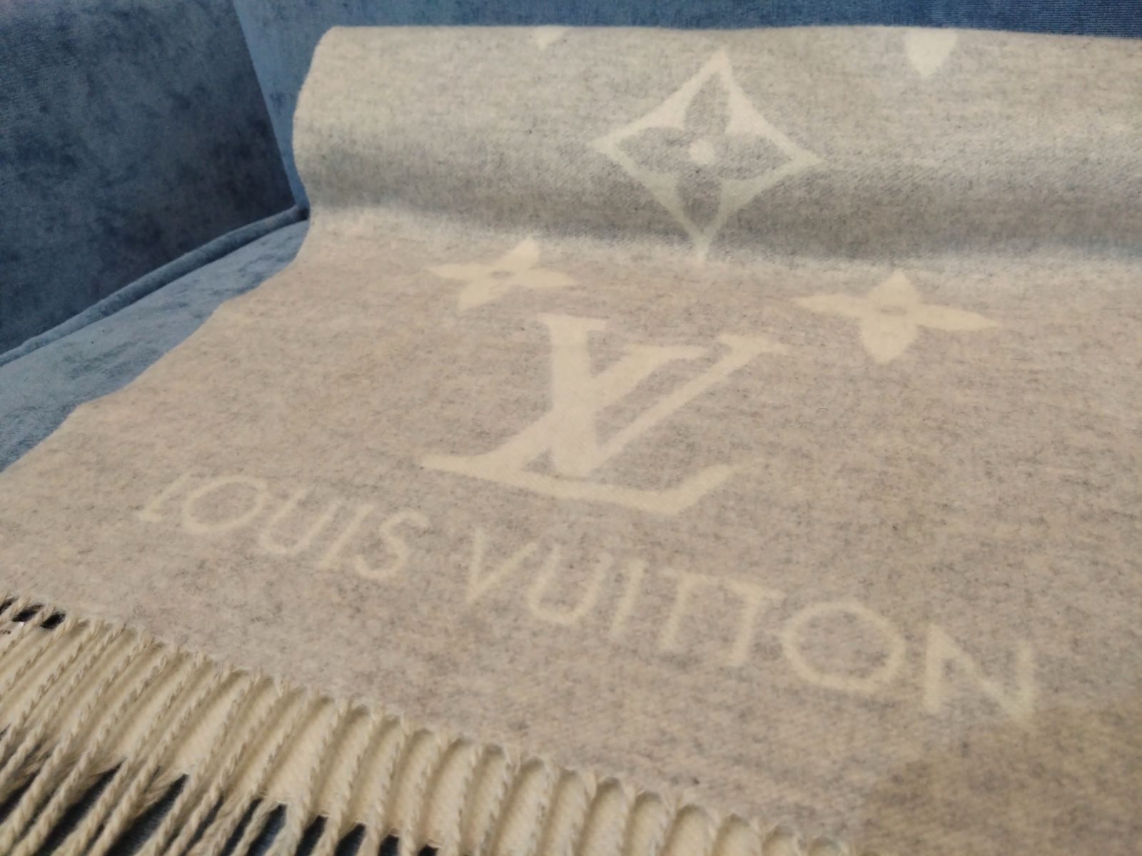 983 LOUISVUITTON ルイヴィトン エシャルプ レイキャビック カシミヤ