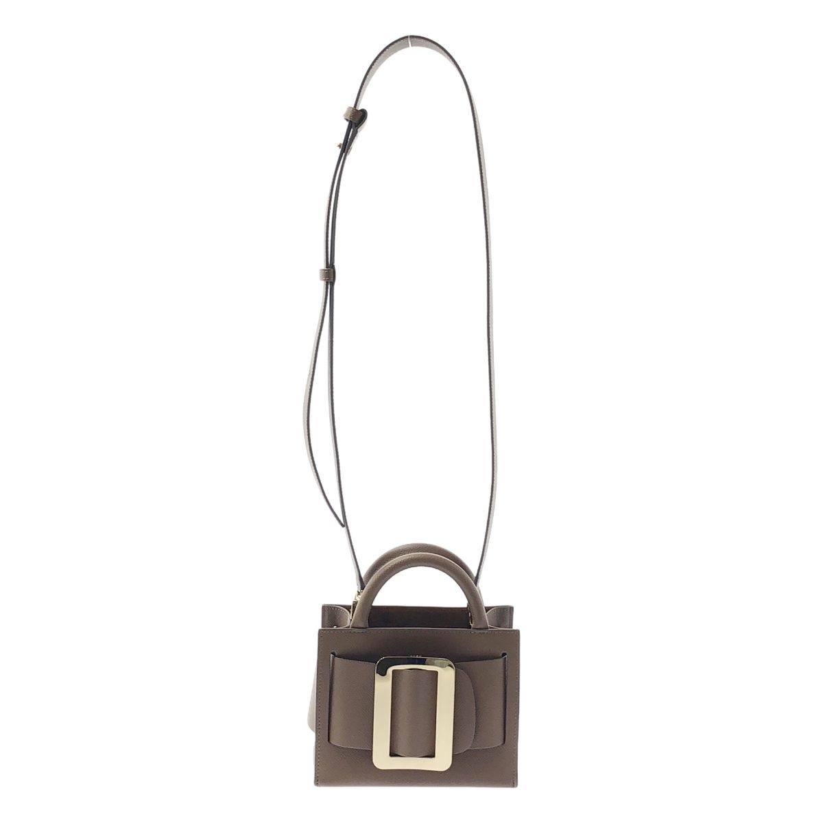 【美品】  Deuxieme Classe / ドゥーズィエムクラス | 【BOYY/ボーイ】 BOBBY 18 EPSOM LLIC GOLD バックル ショルダーバッグ | ブラウン/ゴールド | レディース 美品】 Deuxieme Classe / ドゥーズィエムクラス | 【BOYY/ボーイ