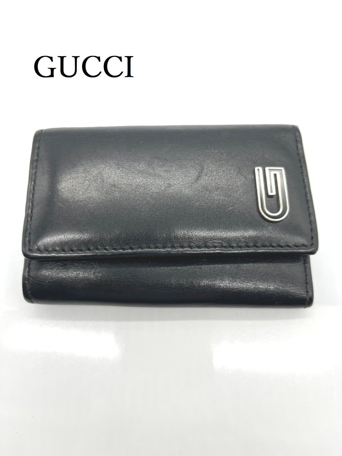 GUCCI グッチ 6連キーケース ブラック Gロゴ 黒 - 通販 - guianegro.com.br