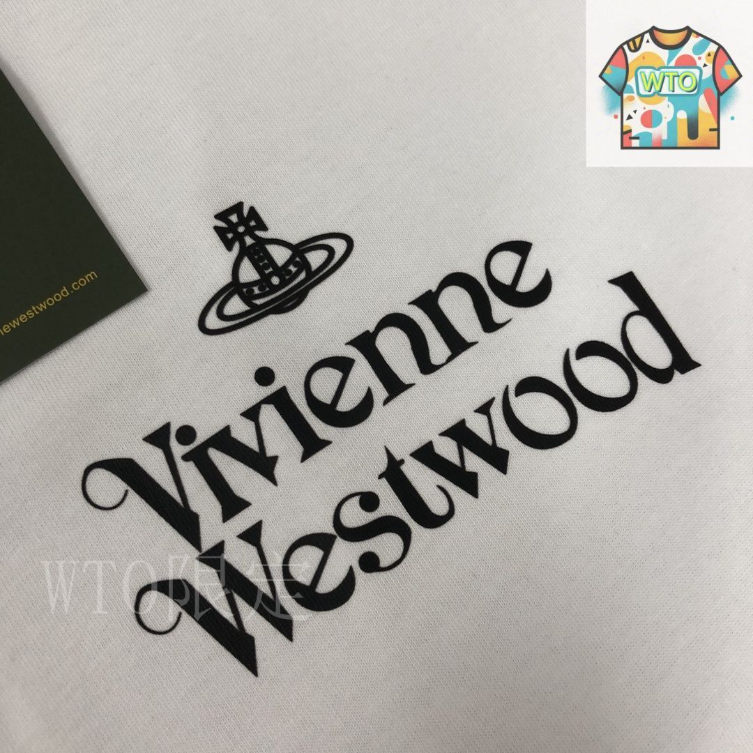 今日WTO】Vivienne Westwood 25SS Summer Dual-Cotton Tee-RL82
