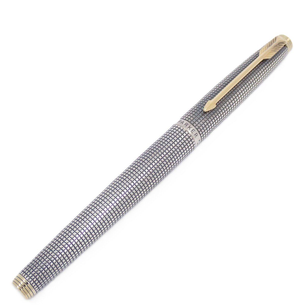 ‼️PARKER‼️パーカー75スターリングシルバー万年筆　U.S.A 14金ペン PARKER パーカー 75 万年筆 14Kペン先 スターリングシルバー【い