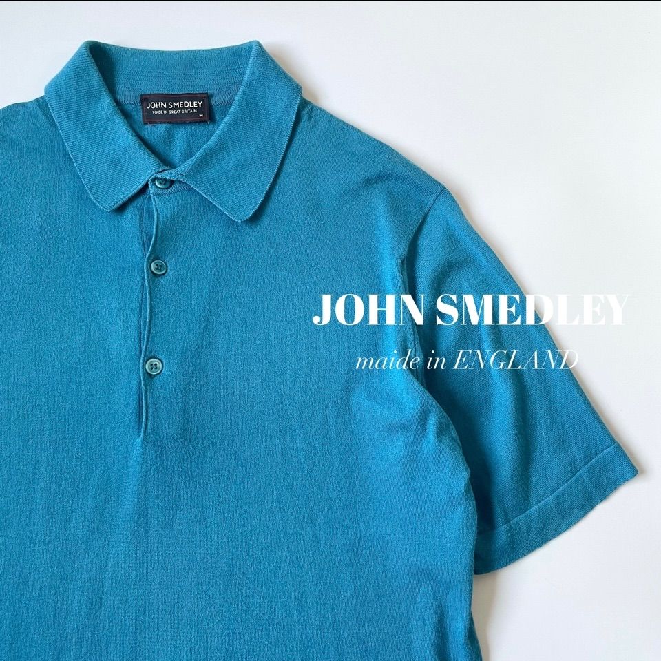 JOHN SMEDLEY / シーアイランドコットン30ゲージニットポロシャツ