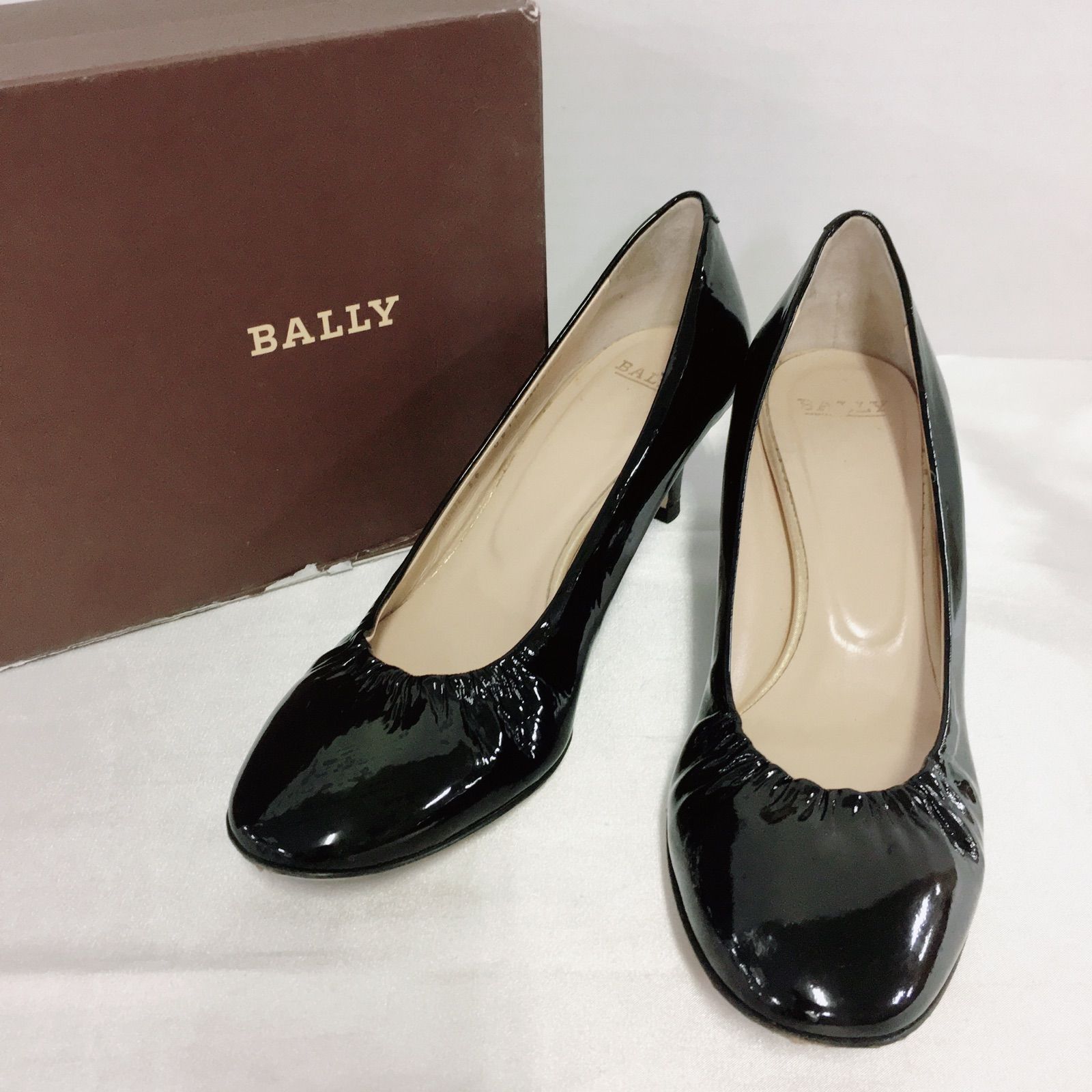 BALLY バリー エナメルパンプス ブラック 36サイズ レディース 靴