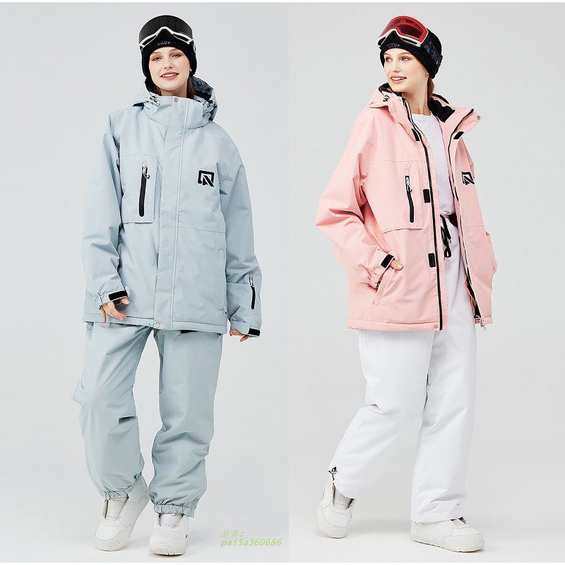 スキーウェア 上下セット メンズ レディース スノーボードウェア フード付き スノーウェア パンツ スポーツウェア 雪遊び スキー ジャケット 防寒 pai5a360686